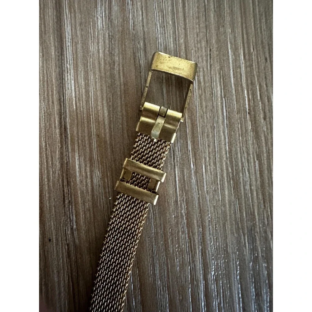 Vintage Brass Mesh Belt Bracelet